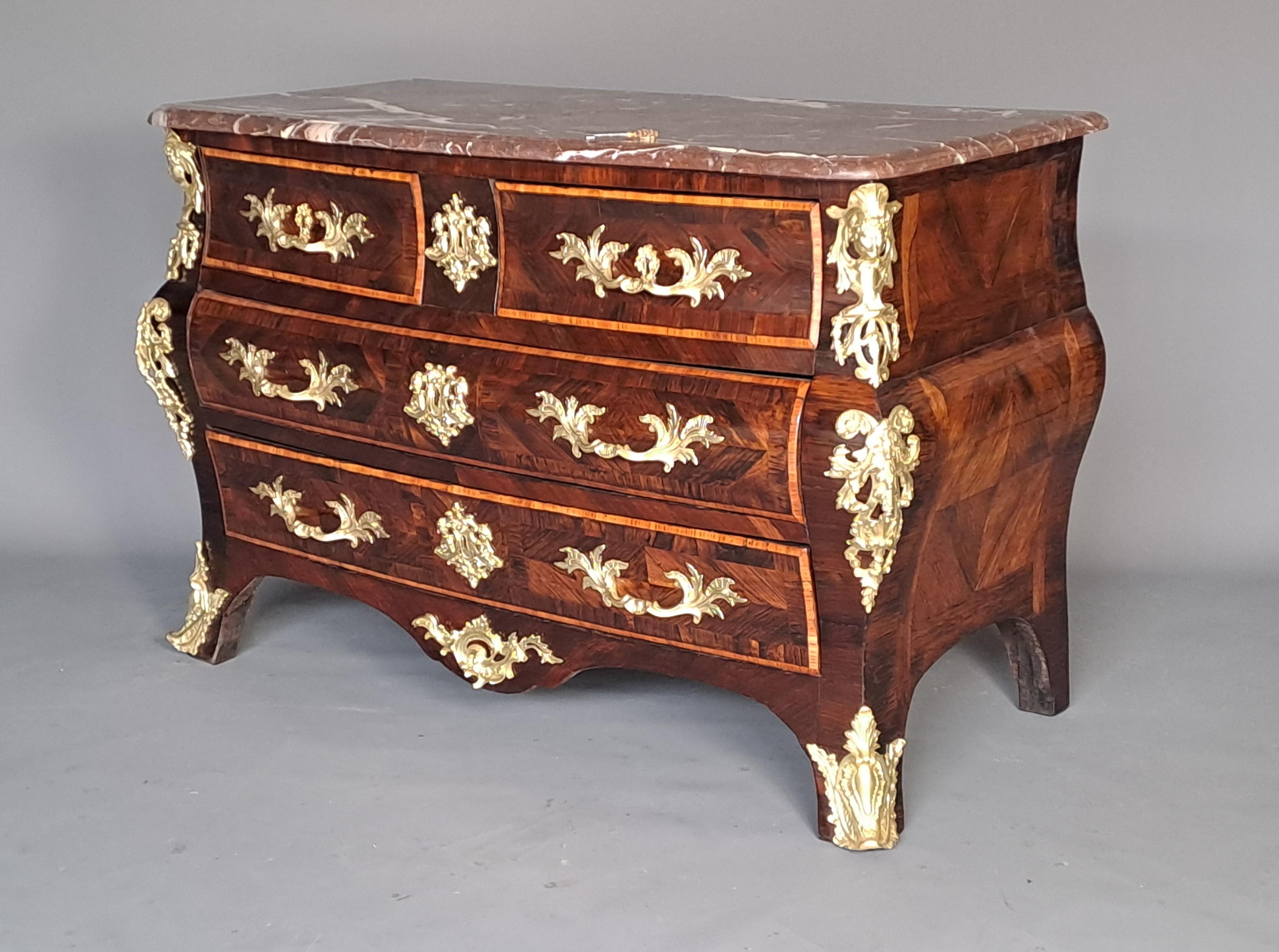 Bronze Regency Period Tombeau Commode For Sale