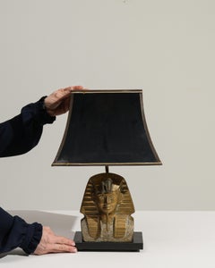 Regency Pharaoh Brass Table Lamp