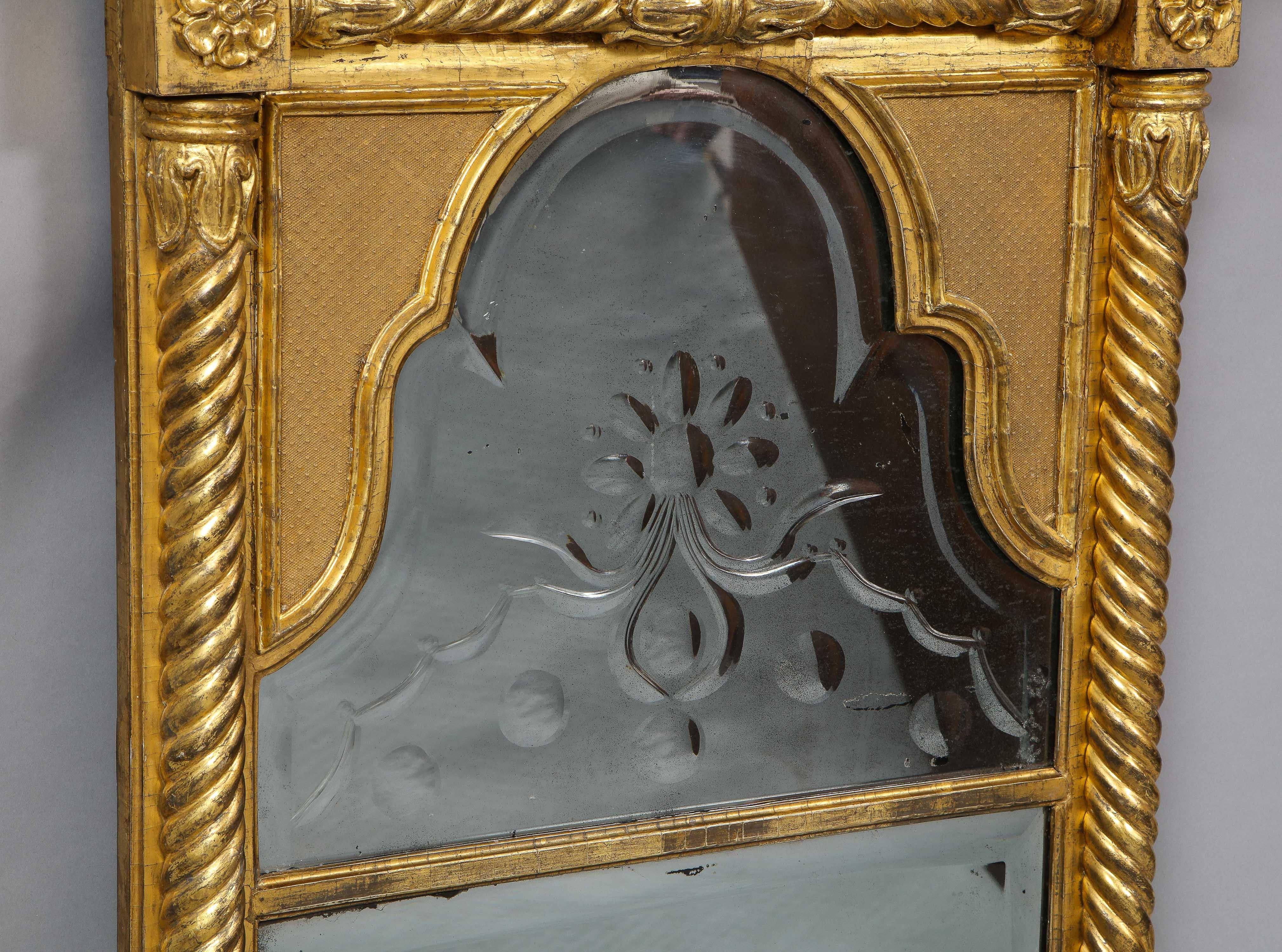 Regency Pier Mirror with Queen Anne Plates 5