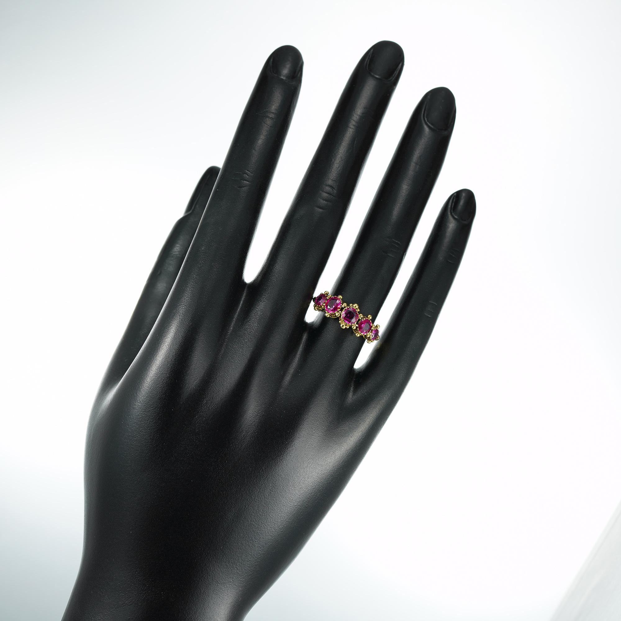 Regency Pink Sapphire Ring In Good Condition For Sale In London, GB