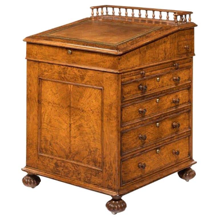 Compendium Desk Regency Brass-Inlaid Ebony Desk Compendium For Sale at 1stDibs