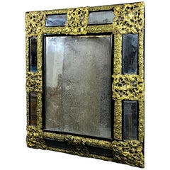 Regency Rectangular Gilt Bronze French Mirror, 18th Century