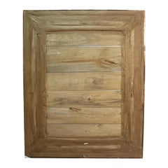 Regency Rectangular Handcrafted Gold Foil Wood Mirror Spain, 1970