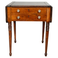 Antique Regency Red Cedar Wood Table, Possibly Bermuda