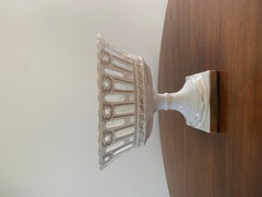 Regency Reticulated Porcelain Basket Compote