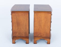 Regency Revival Bedside Chests Walnut Nightstands