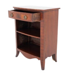 Regency Revival Bücherregal Offene Front Mahagoni