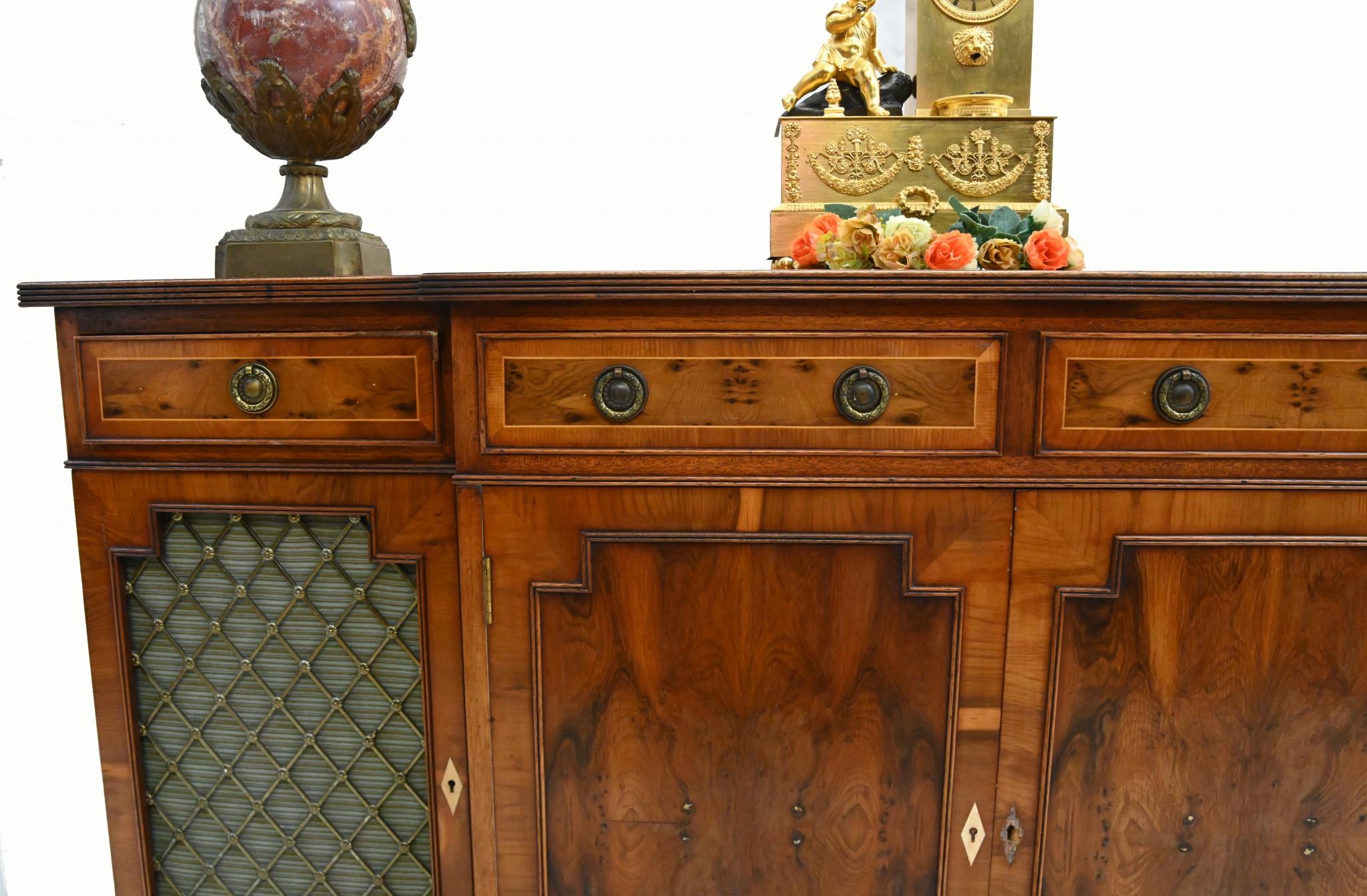 Regency Revival Chiffonier Sideboard 5