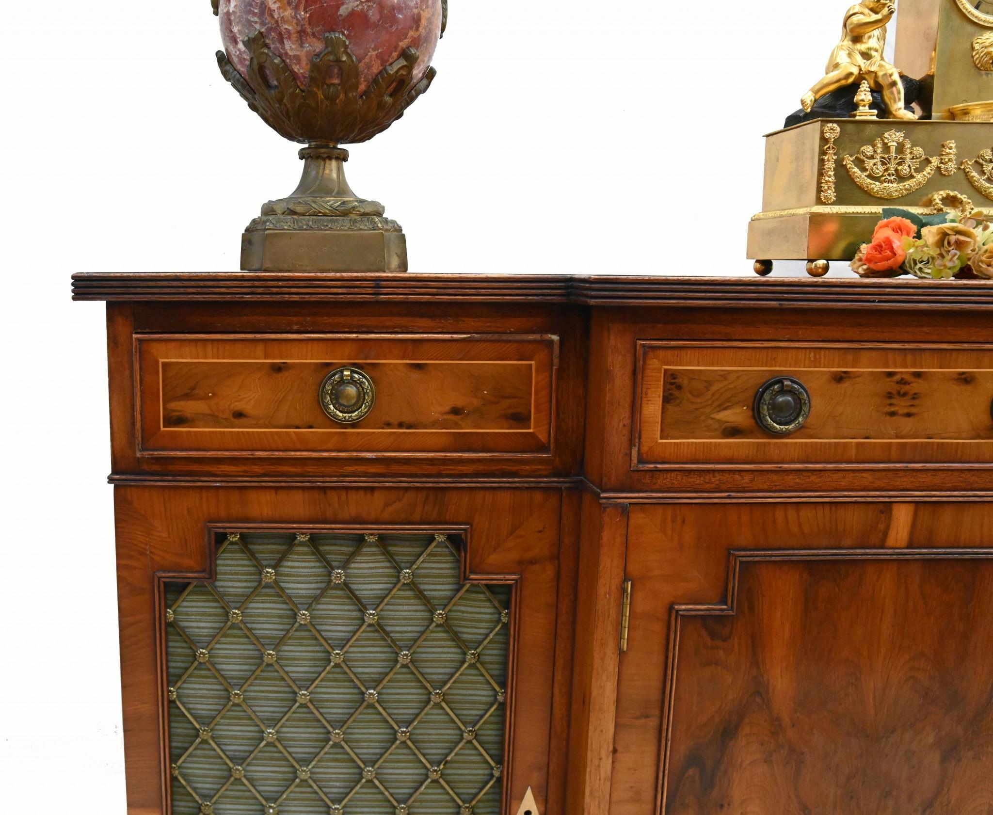 Regency Revival Chiffonier Sideboard 6