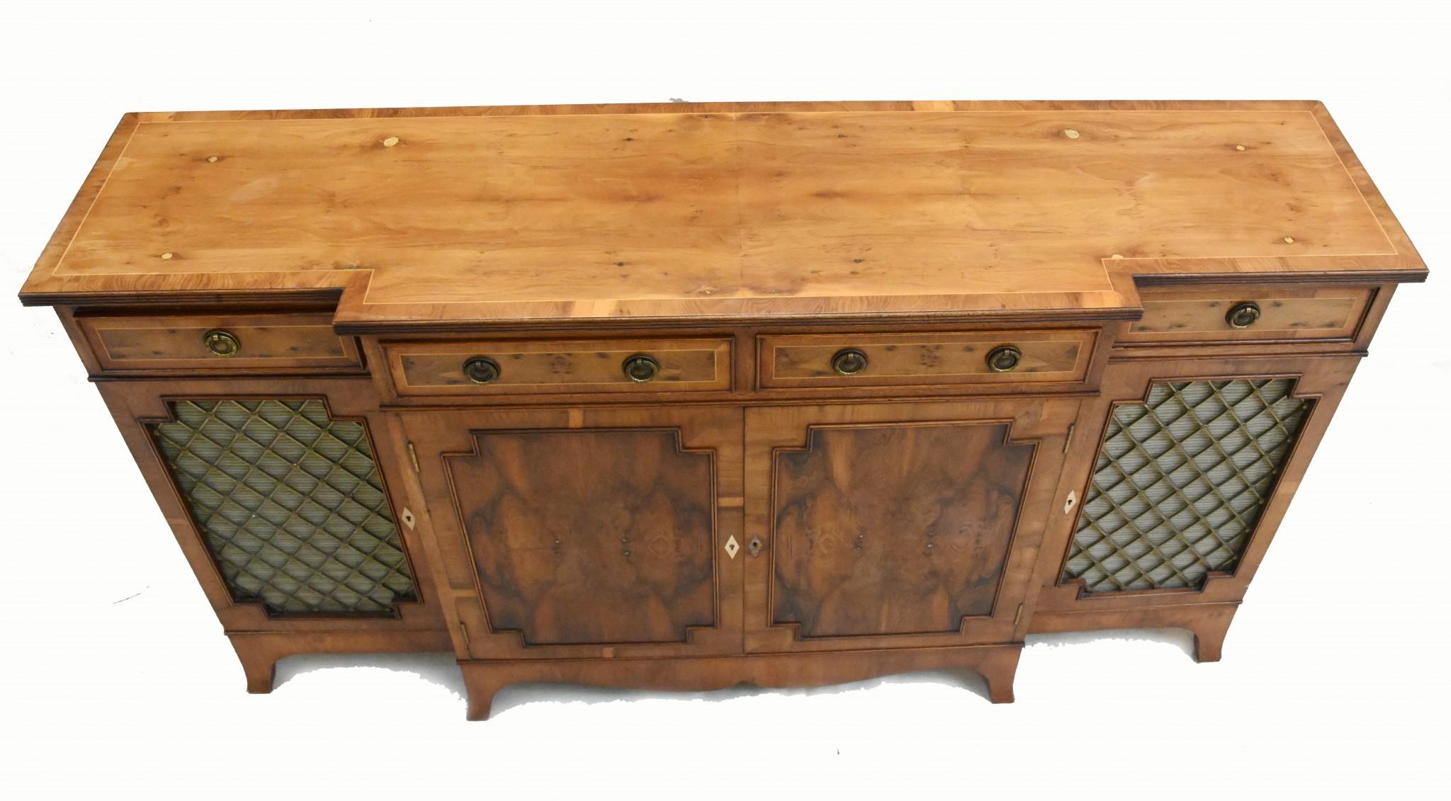 Regency Revival Chiffonier Sideboard In Good Condition In Potters Bar, GB