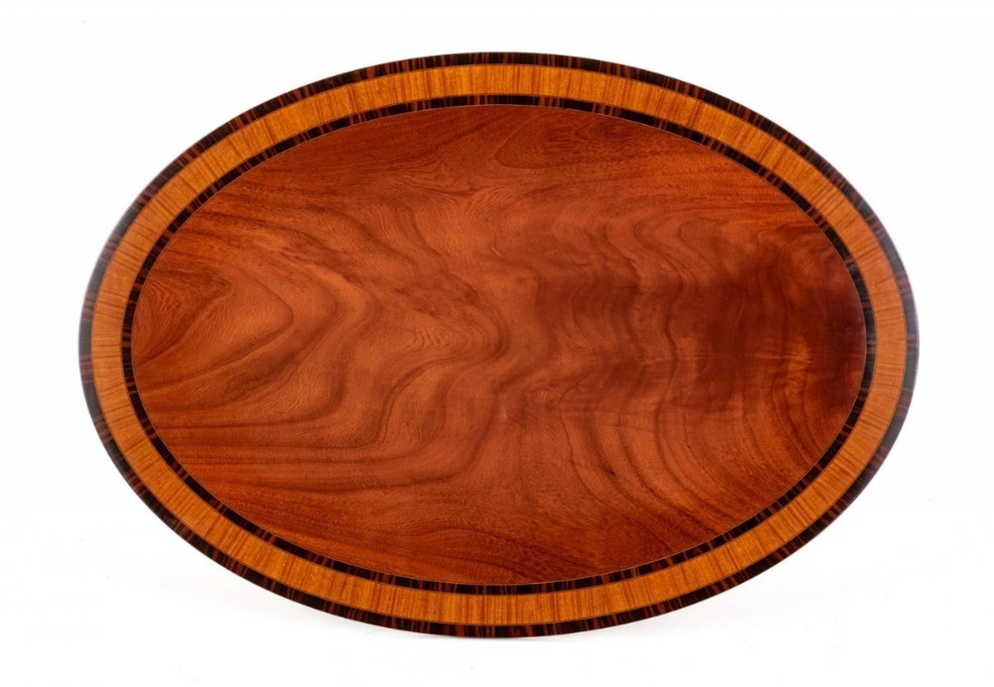 Regency Revival Coffee Table Flame Mahogany In Good Condition For Sale In Potters Bar, GB