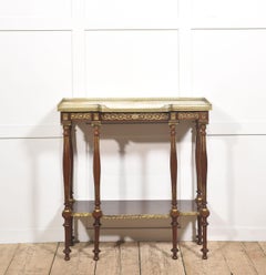 Regency Revival Mahogany Console Table