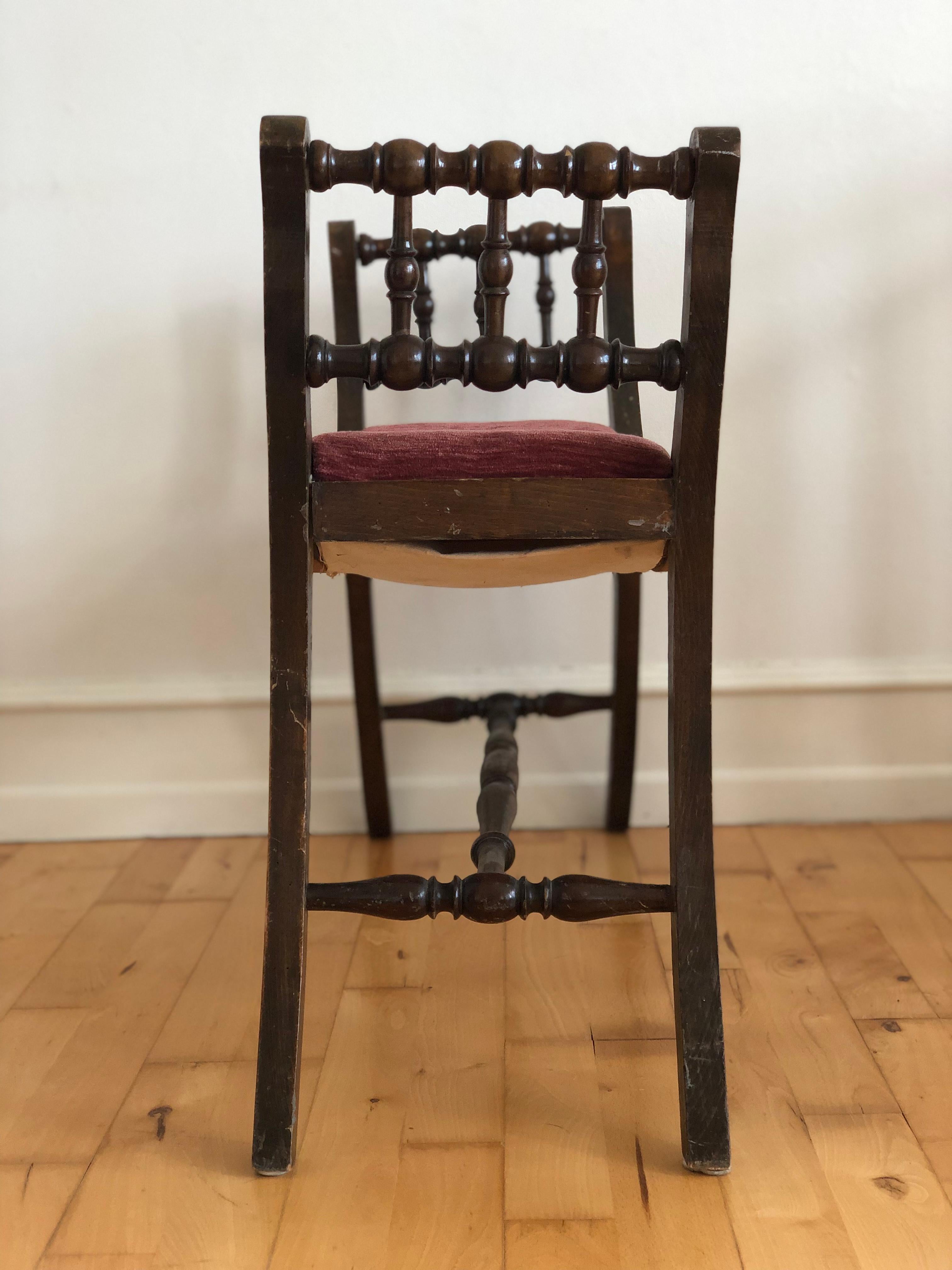 Regency Revival Spindle Bench Early 20th Century United Kingdom In Good Condition For Sale In Sakskøbing, DK