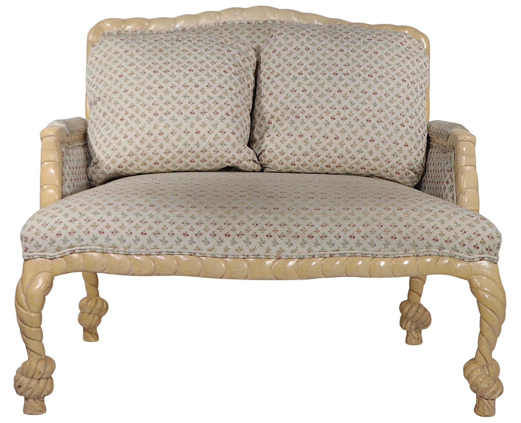 Lovanie con nappe in corda Regency in vendita 1