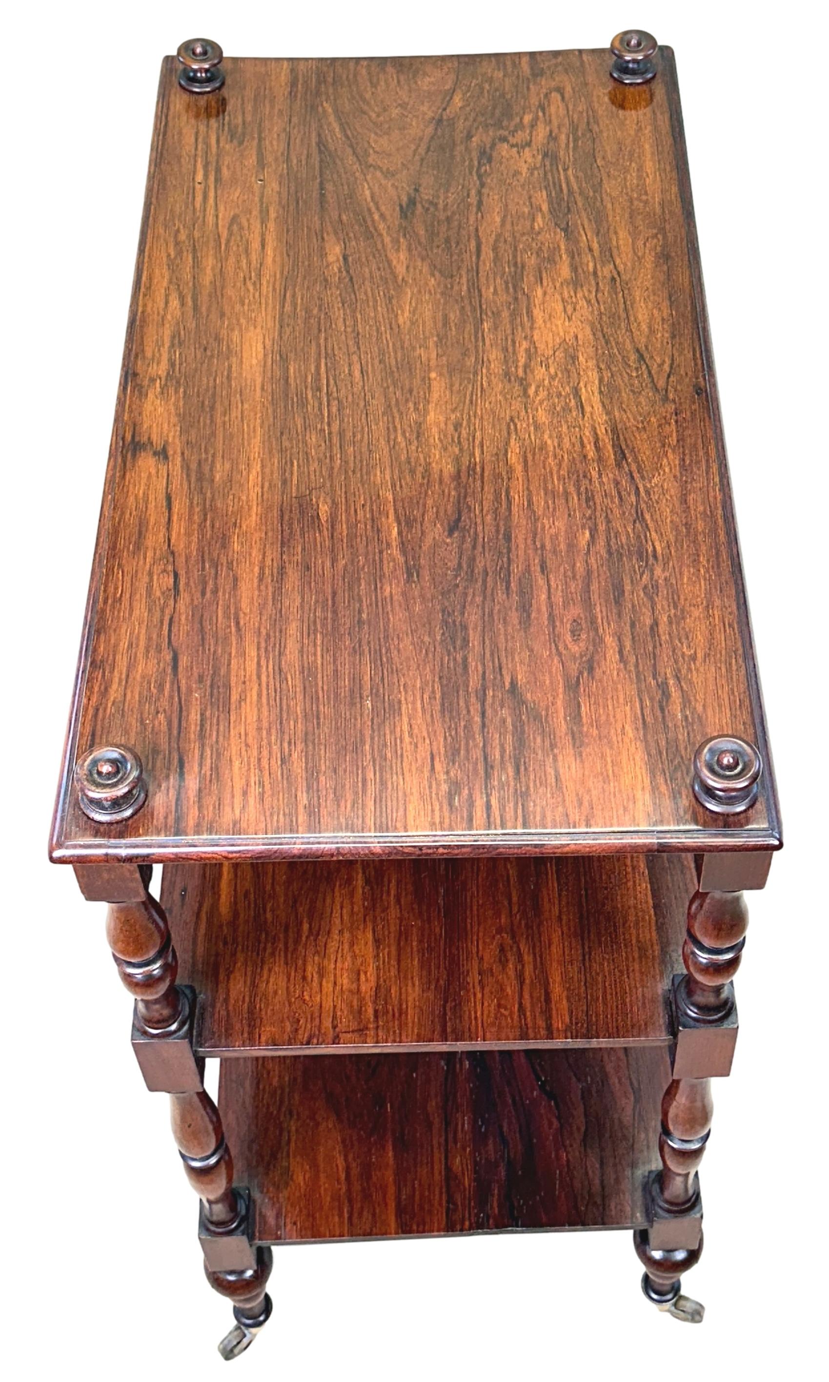Regency Rosewood 19th Century Étagère 4