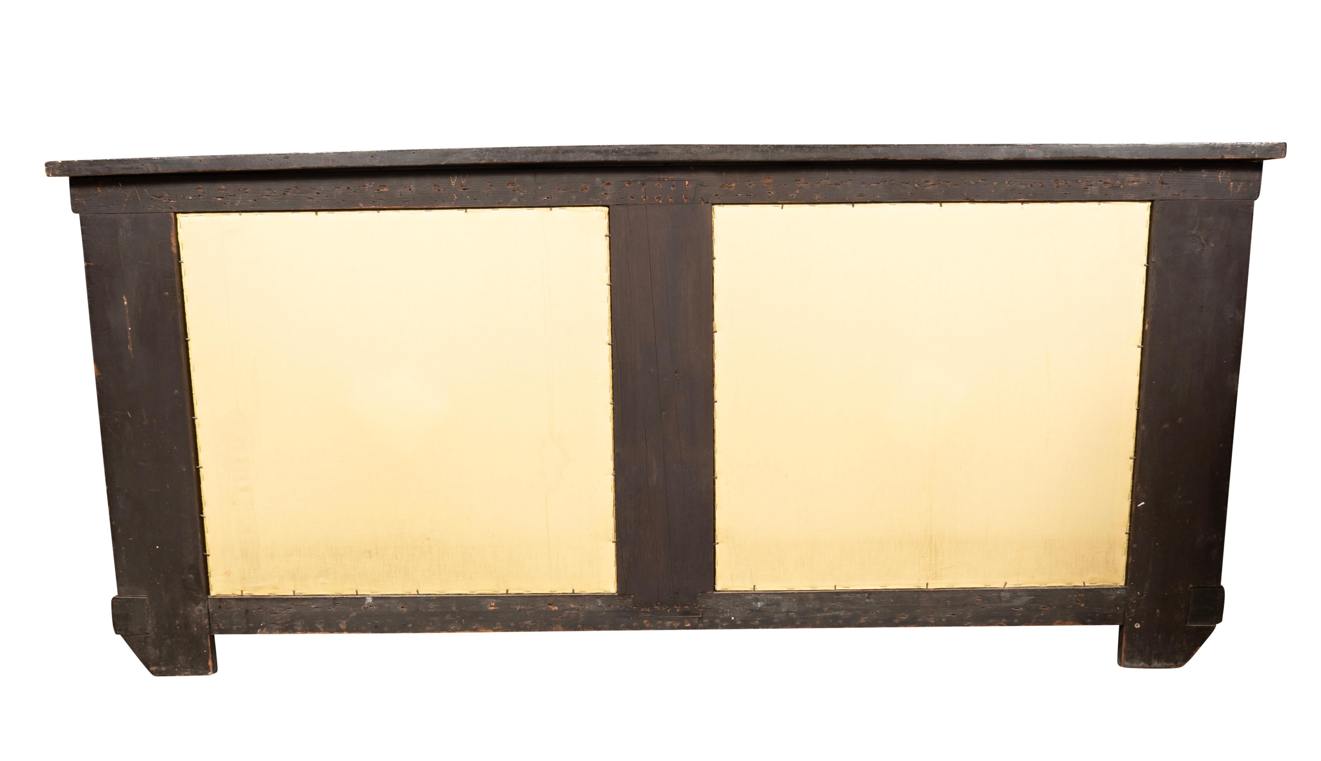 Table console Regency en palissandre et laiton incrusté Bon état - En vente à Essex, MA