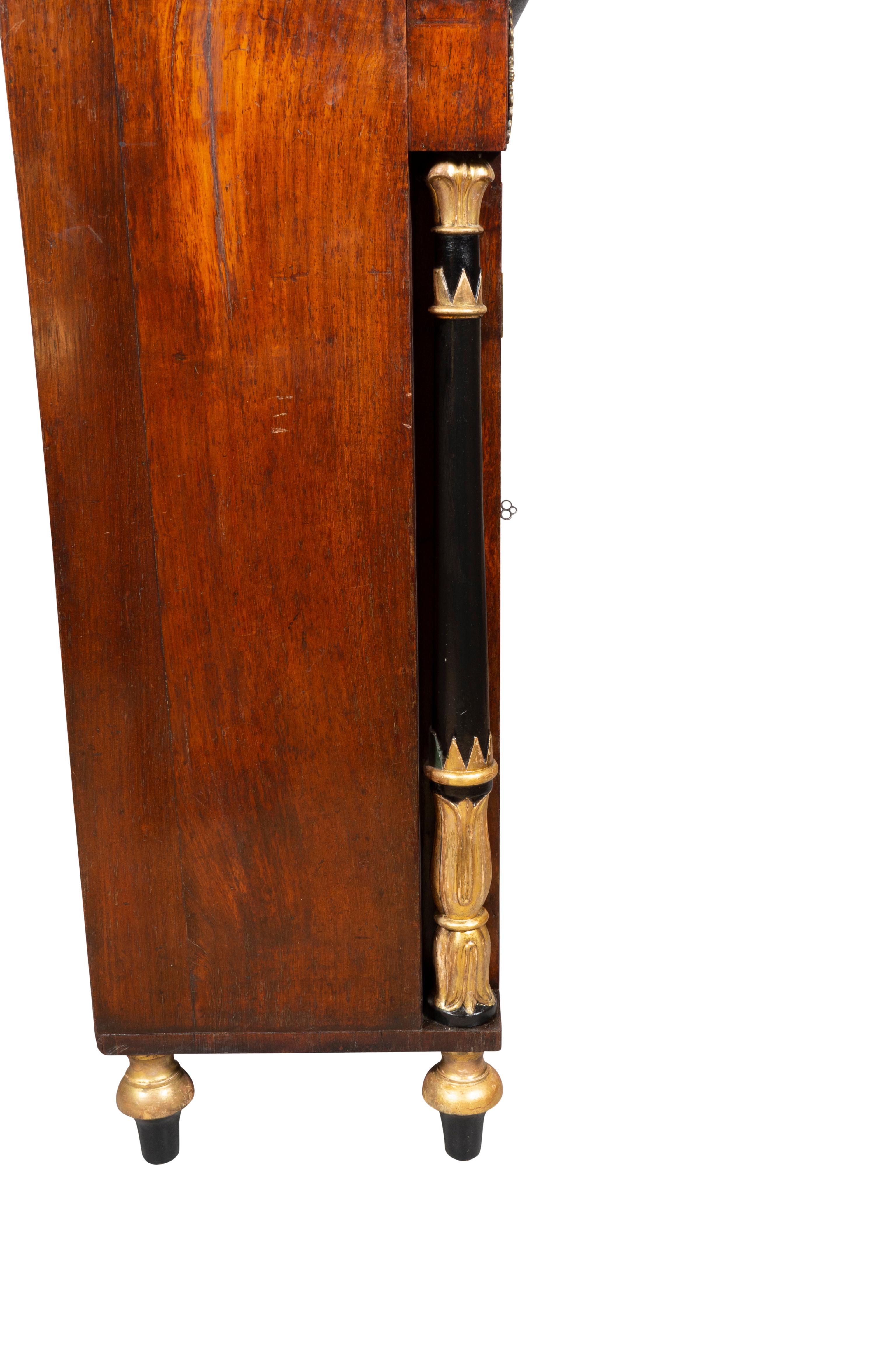 Regency Rosewood And Brass Mounted Credenza 13