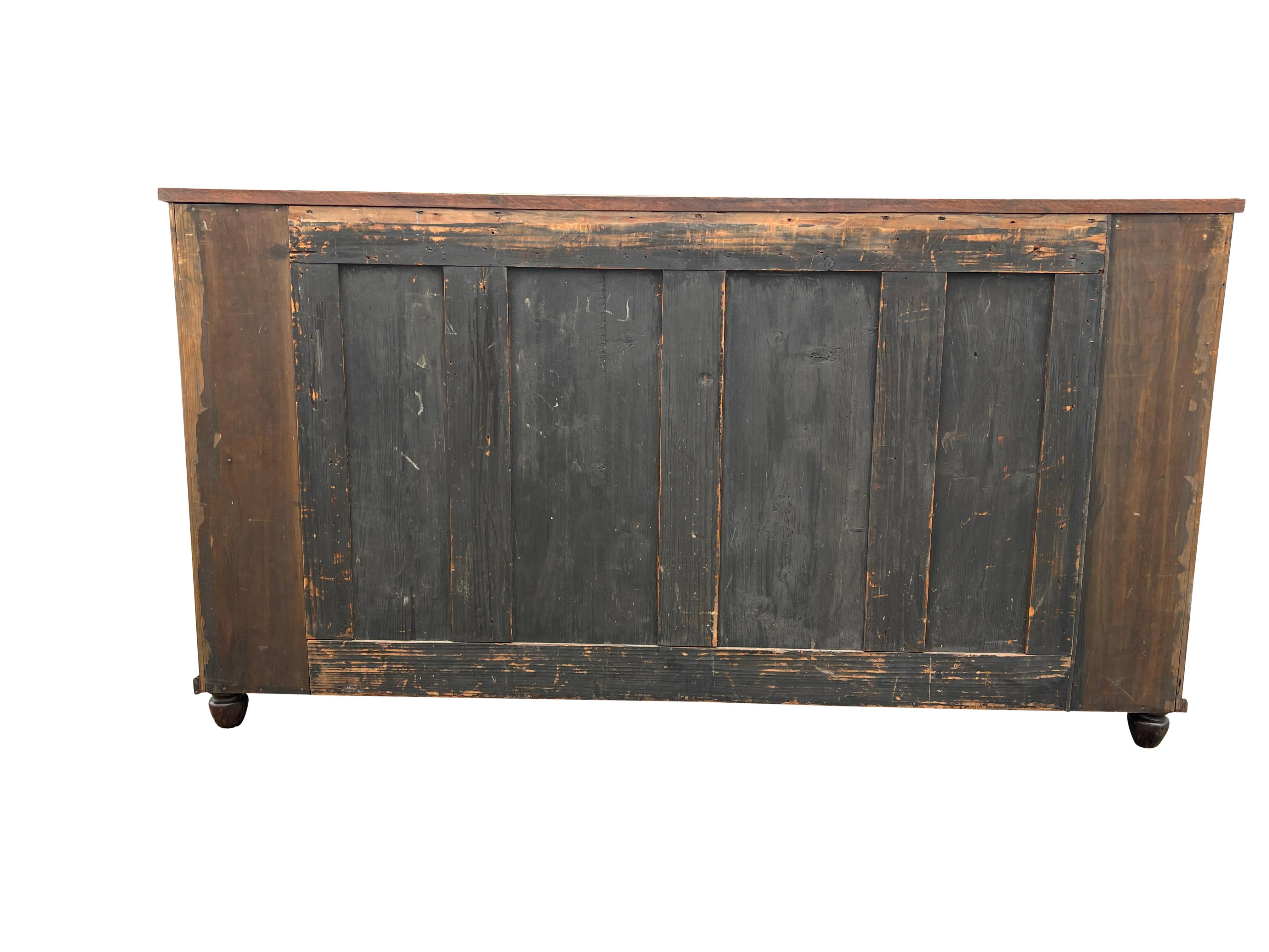 19th Century Regency Rosewood And Brass Mounted Credenza For Sale