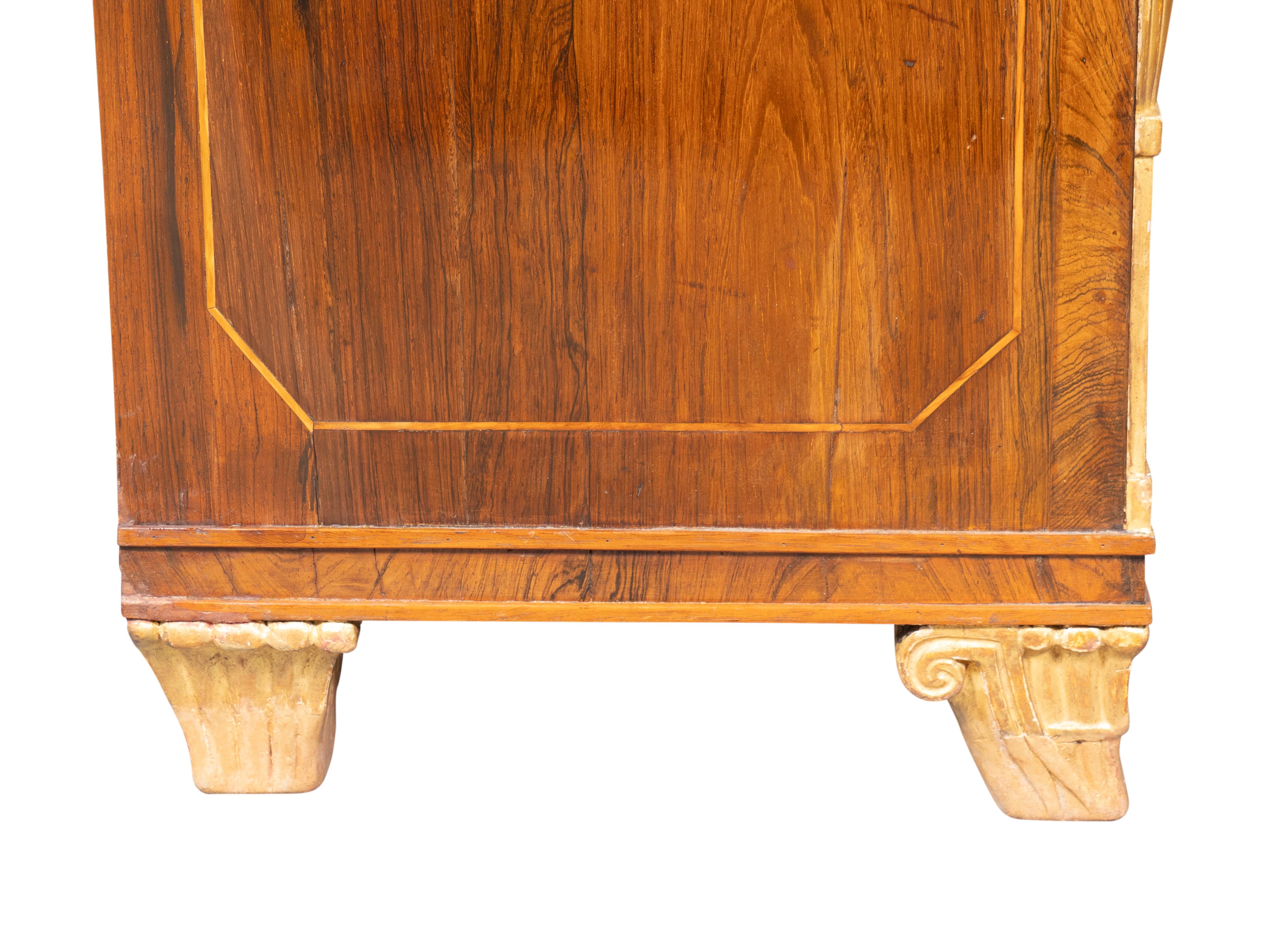 Regency Rosewood And Bronze Mounted Credenza For Sale 8