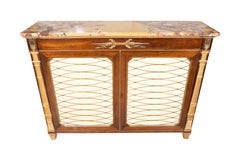Regency Rosewood And Bronze Mounted Credenza