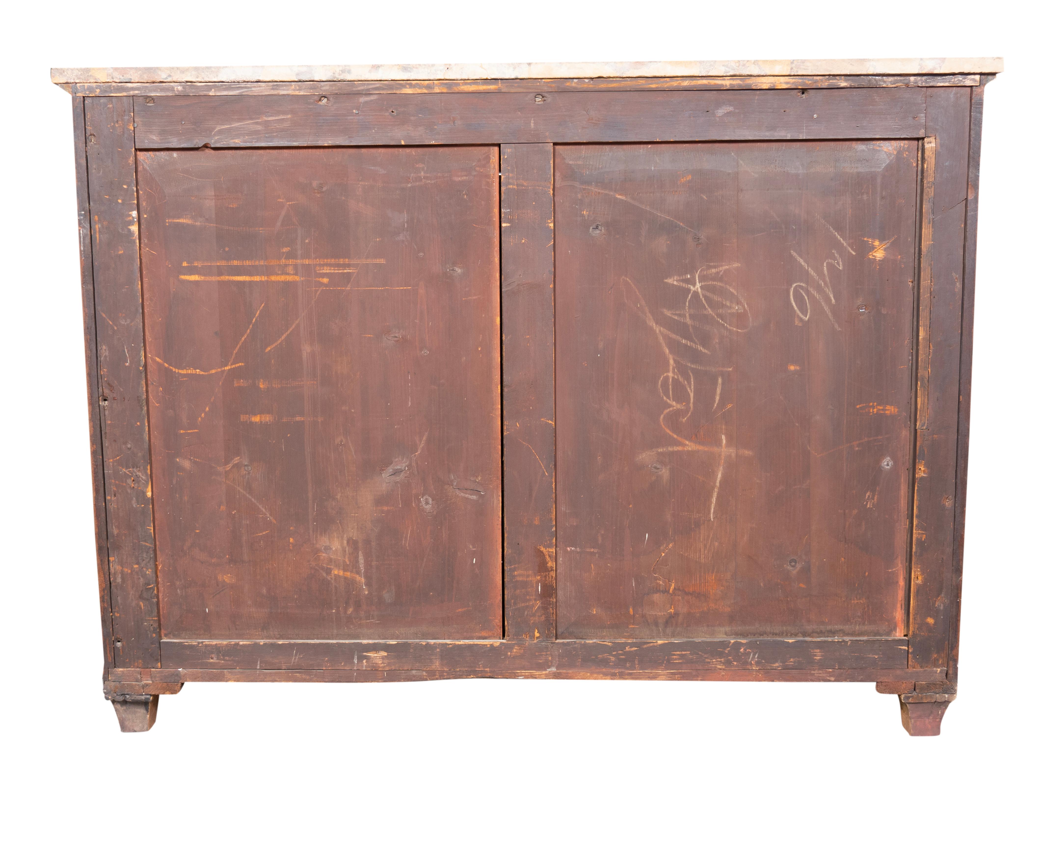 Early 19th Century Regency Rosewood And Bronze Mounted Credenza For Sale
