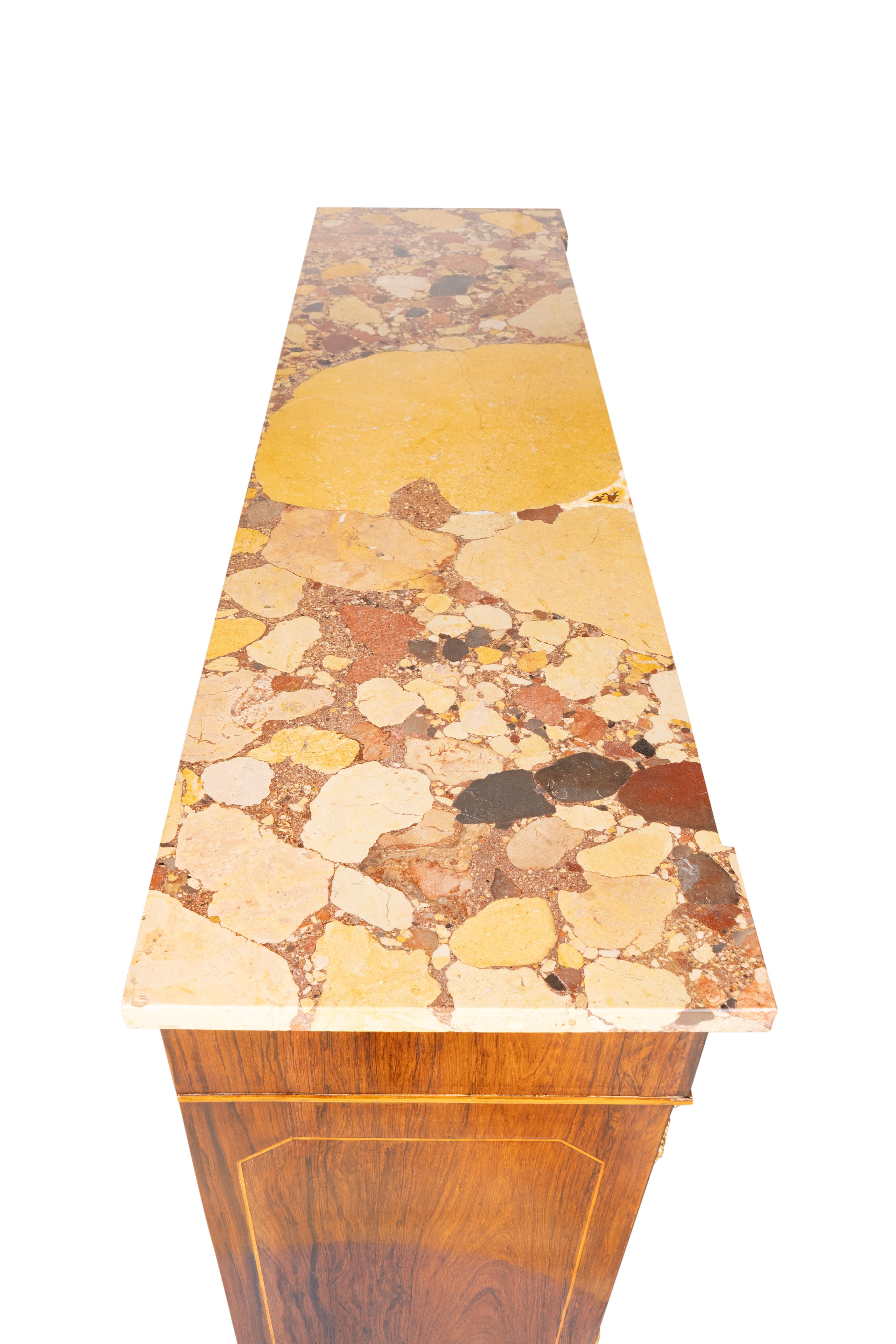 Regency Rosewood And Bronze Mounted Credenza For Sale 4