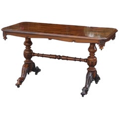 Regency Rosewood and Crossbanded Library Table