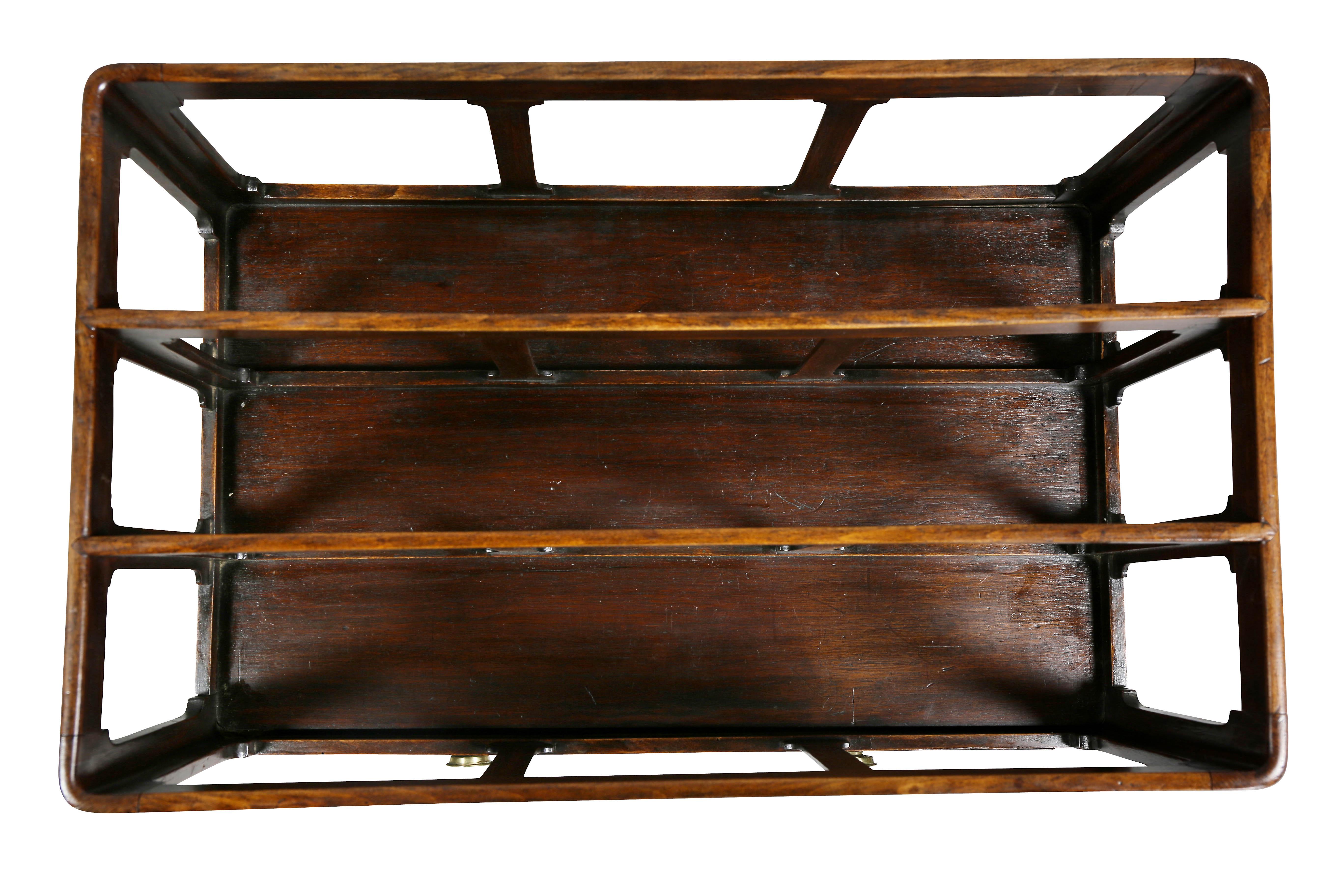 English Regency Rosewood And Faux Rosewood Canterbury For Sale