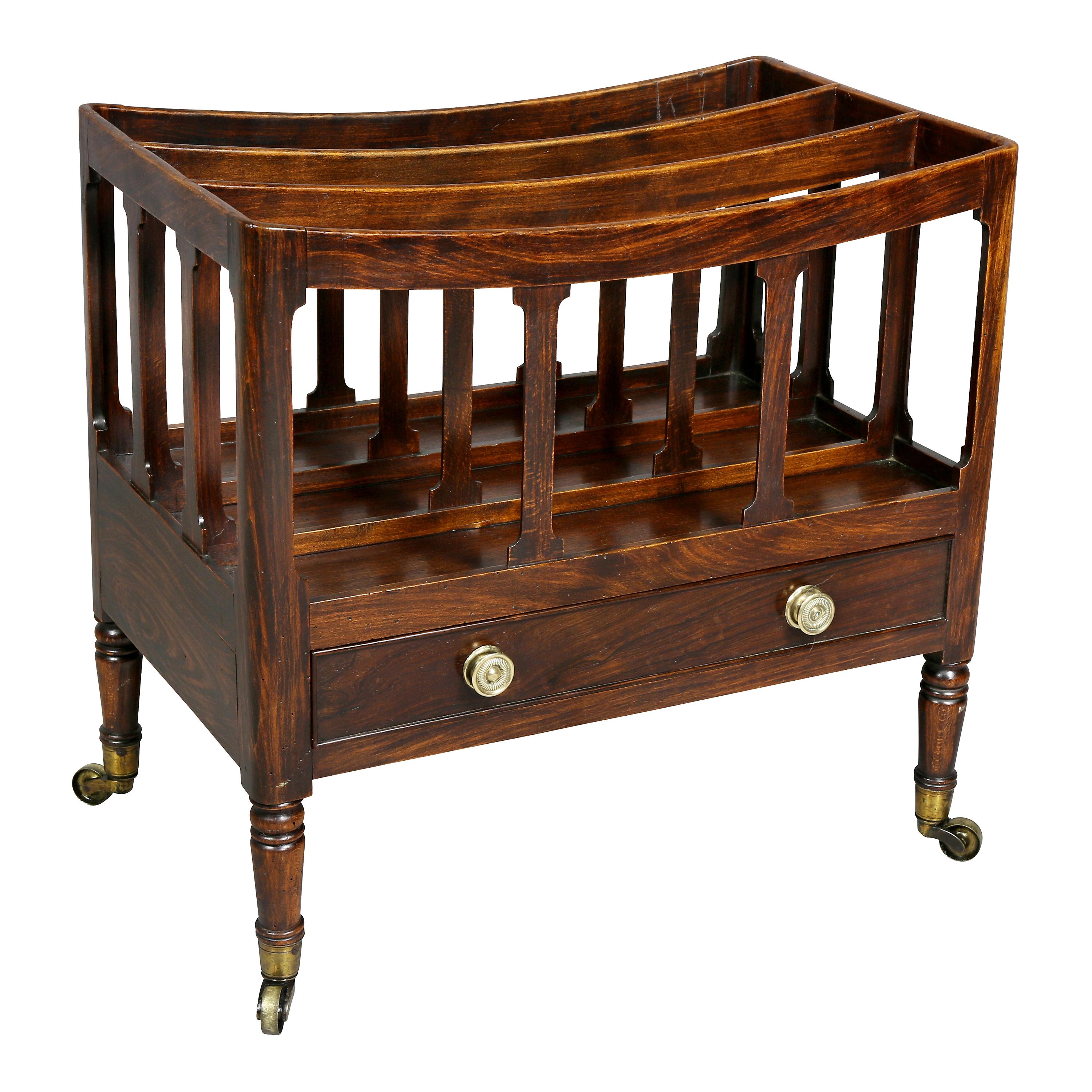 Regency Rosewood And Faux Rosewood Canterbury For Sale