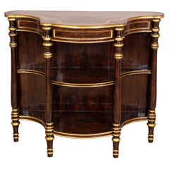Regency Rosewood and Faux Rosewood Console Table