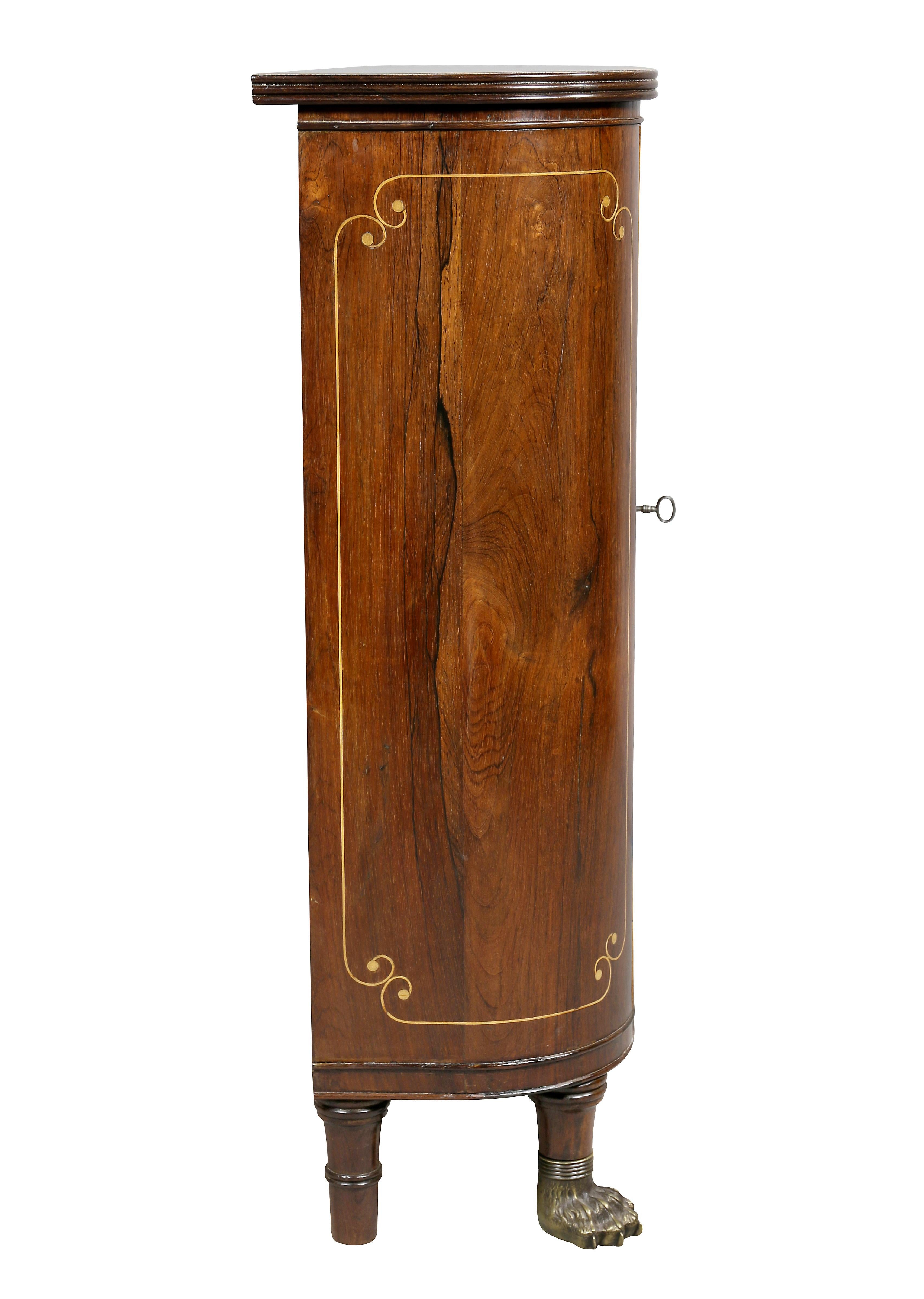 Regency Rosewood and Inlaid Credenza 3