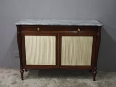 Regency Rosewood and Marble Side Cabinet