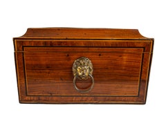Regency Rosewood and Tulipwood Jewelry Box