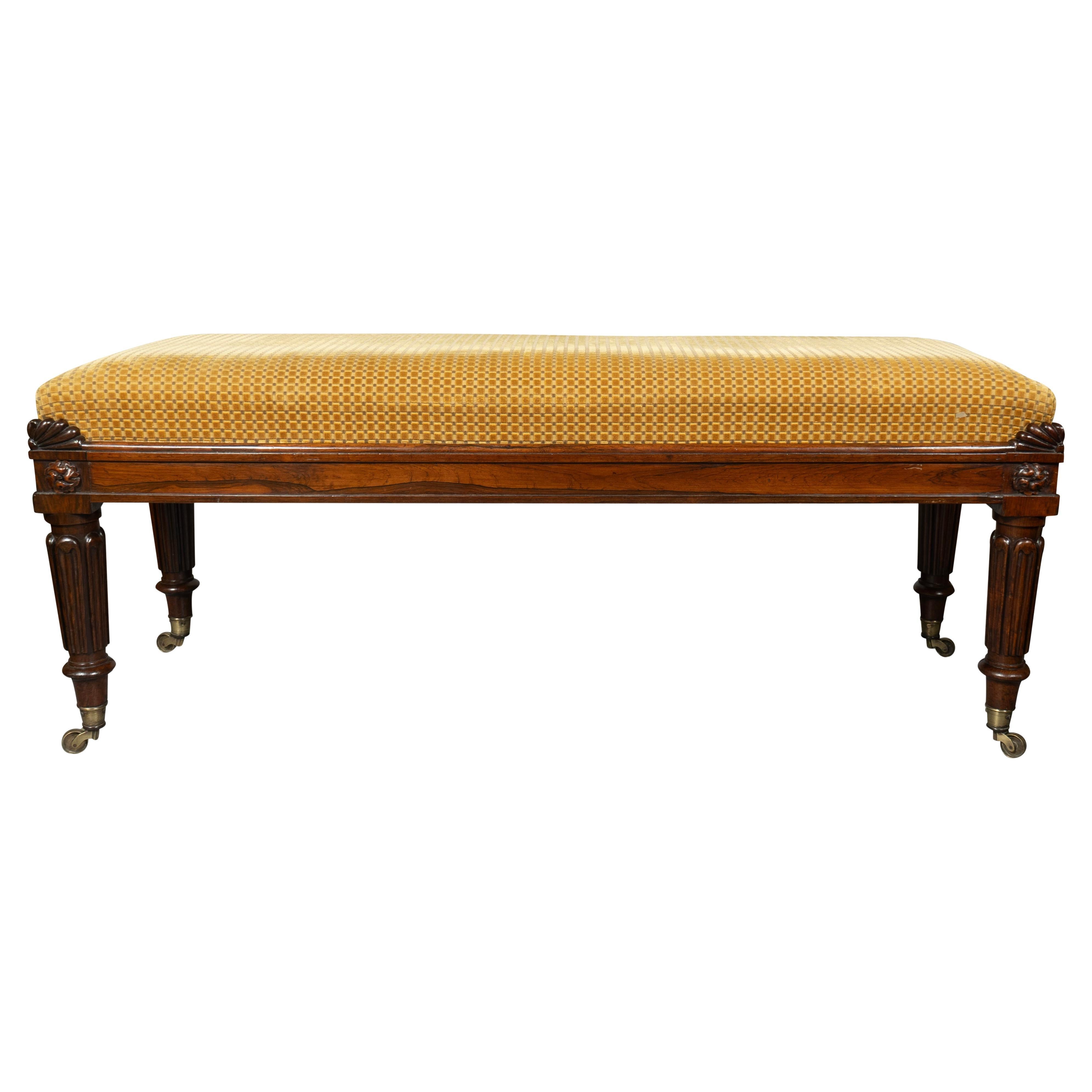 Regency Rosewood Bench