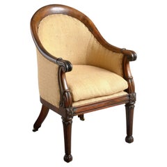 Wood Bergere Chairs