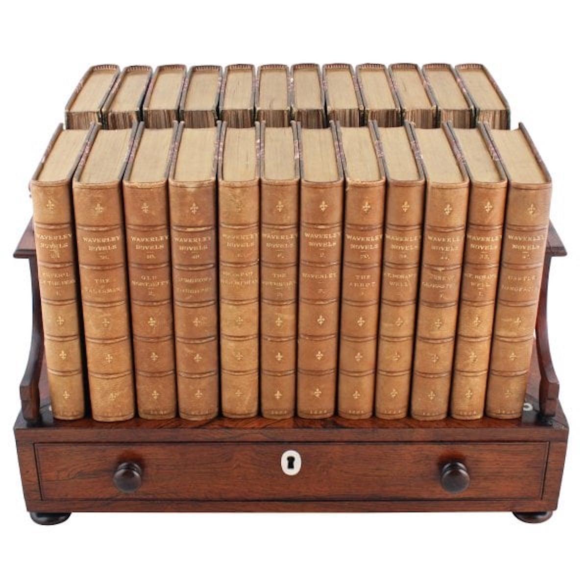 English Regency Rosewood Book Stand, 19th Century For Sale