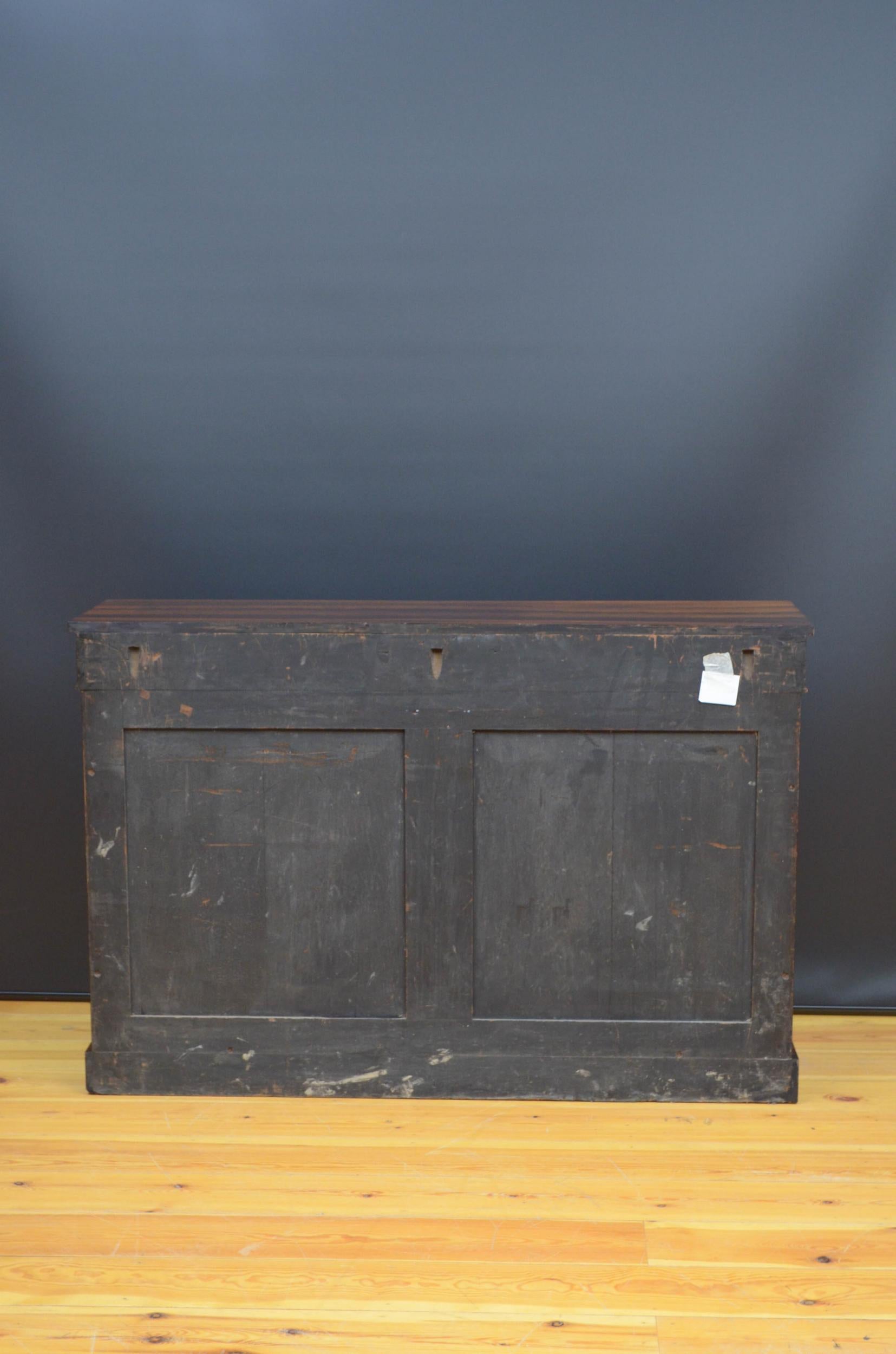 Regency Rosewood Bookcase / Cabinet 12
