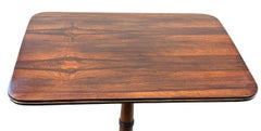 Regency Rosewood & Brass Strung Occasional Lamp Table 19th Century