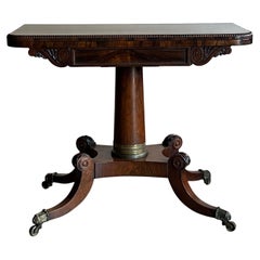 Mesa de cartas o juegos Regency Rosewood