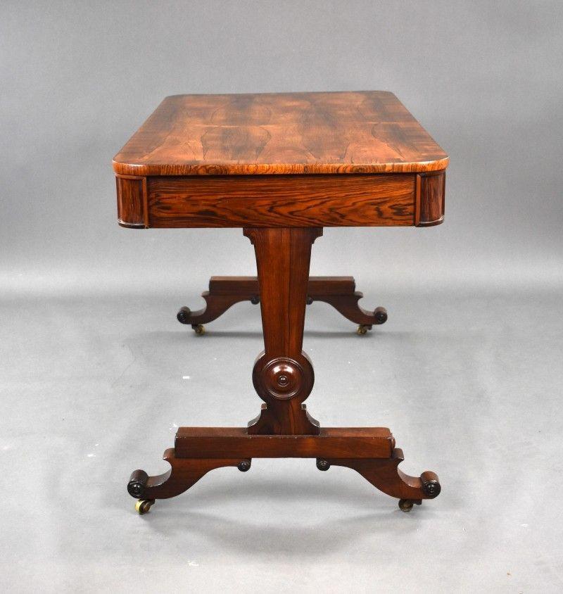 English Regency Rosewood Center Table For Sale