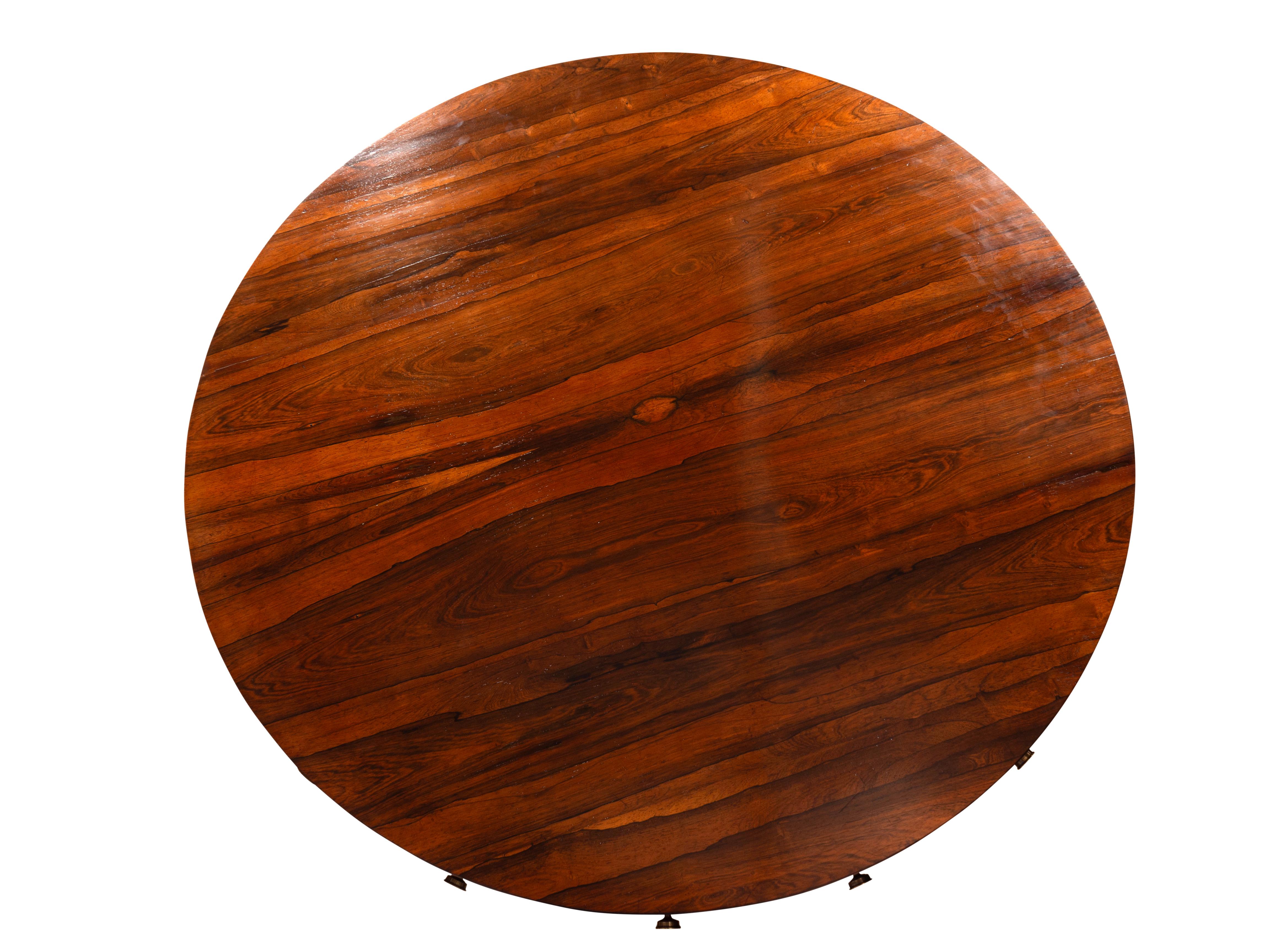 Table centrale Regency en bois de rose Bon état - En vente à Essex, MA