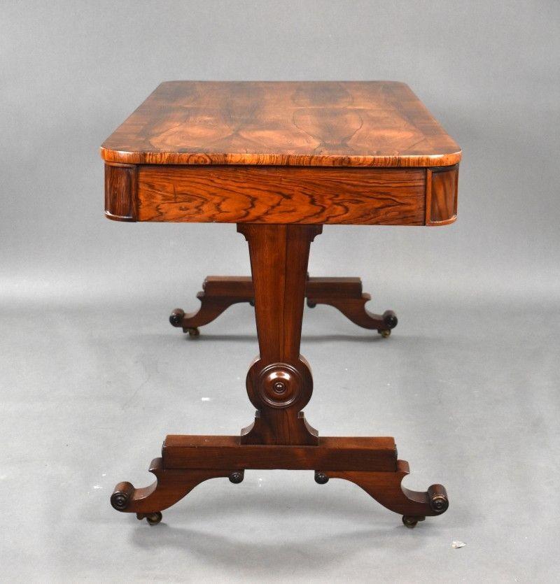 19th Century Regency Rosewood Center Table For Sale