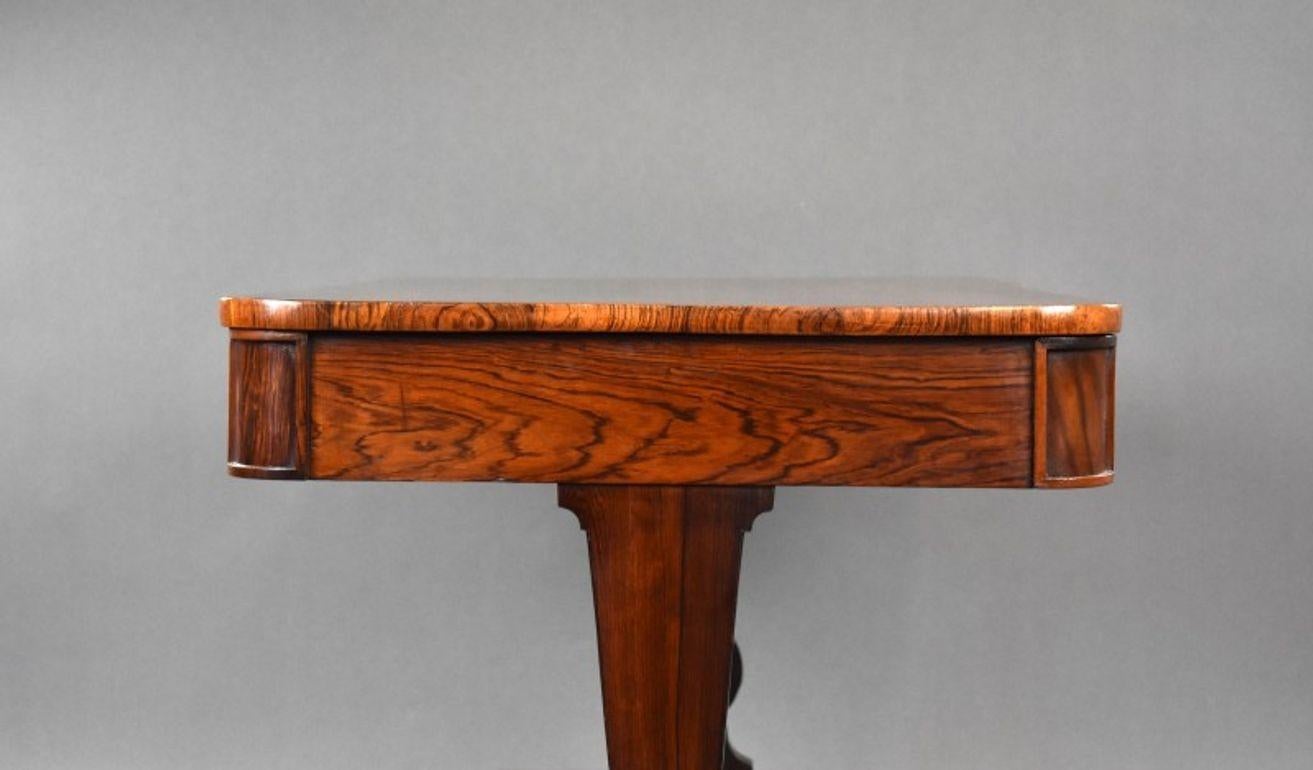 Regency Rosewood Center Table For Sale 1