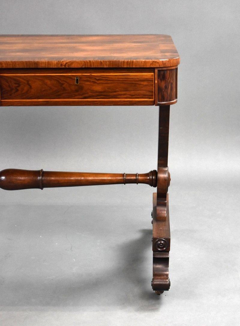 Regency Rosewood Center Table For Sale 4