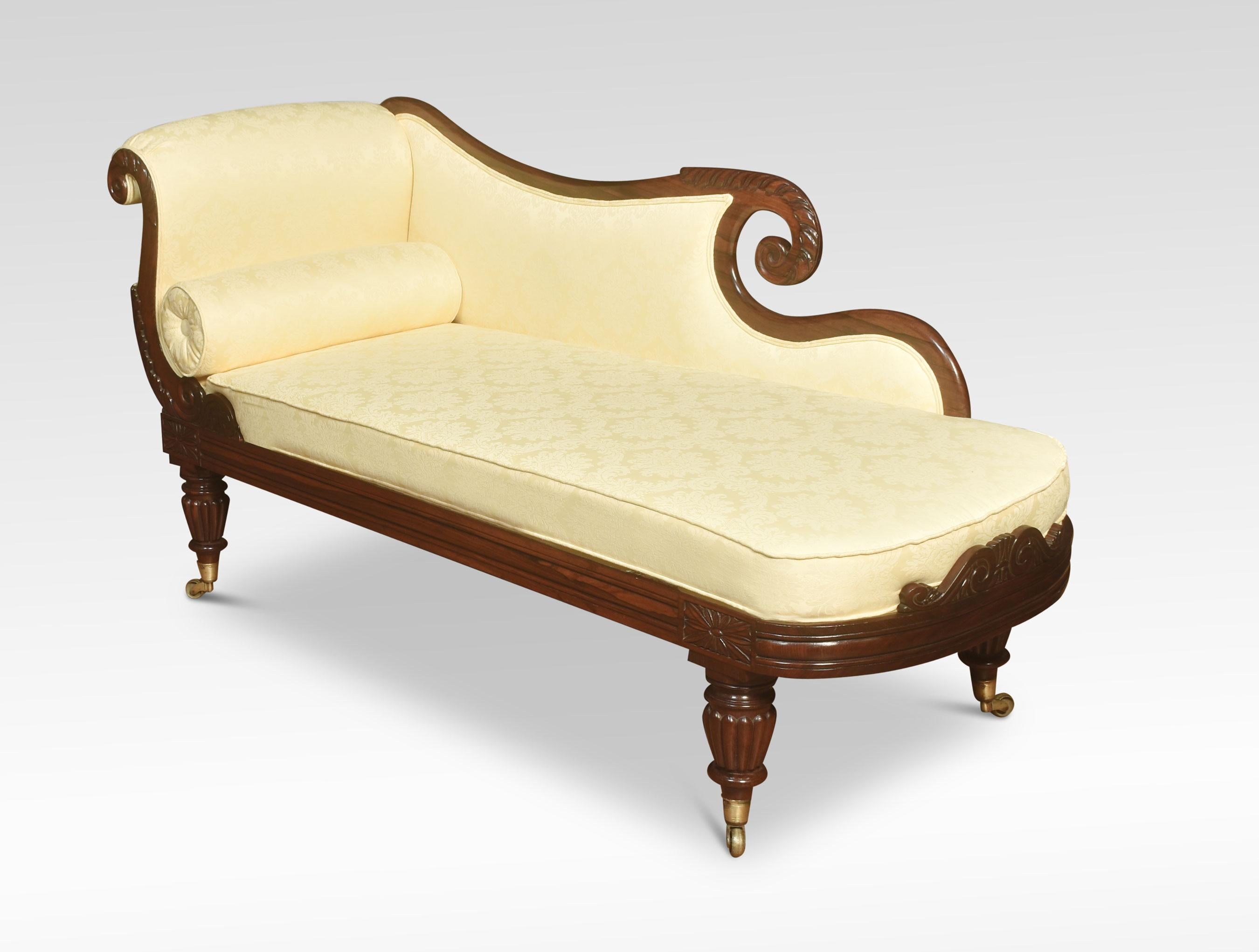 Regency Rosewood Chaise Lounge 7