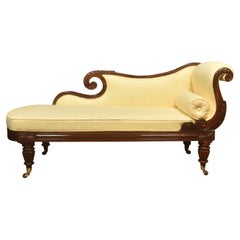 Antique Regency Rosewood Chaise Lounge