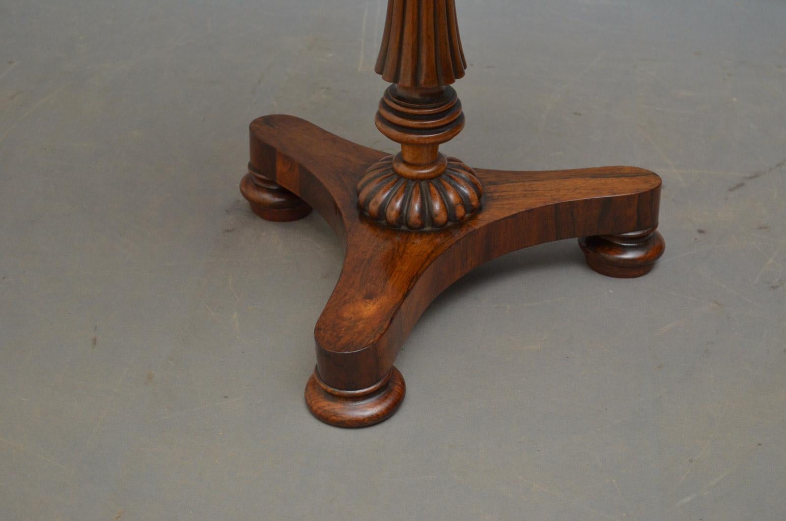 Early 19th Century Regency Rosewood Coffee Table