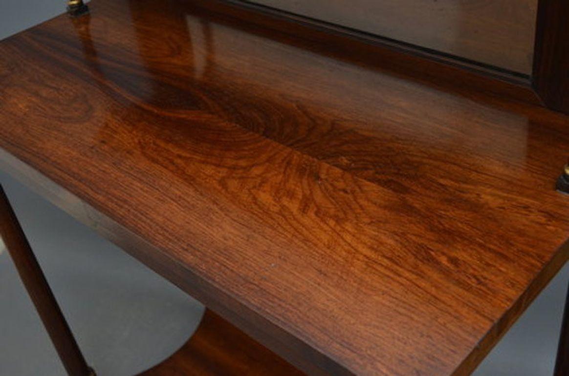 Early 19th Century Regency Rosewood Console Table - Hall Table For Sale