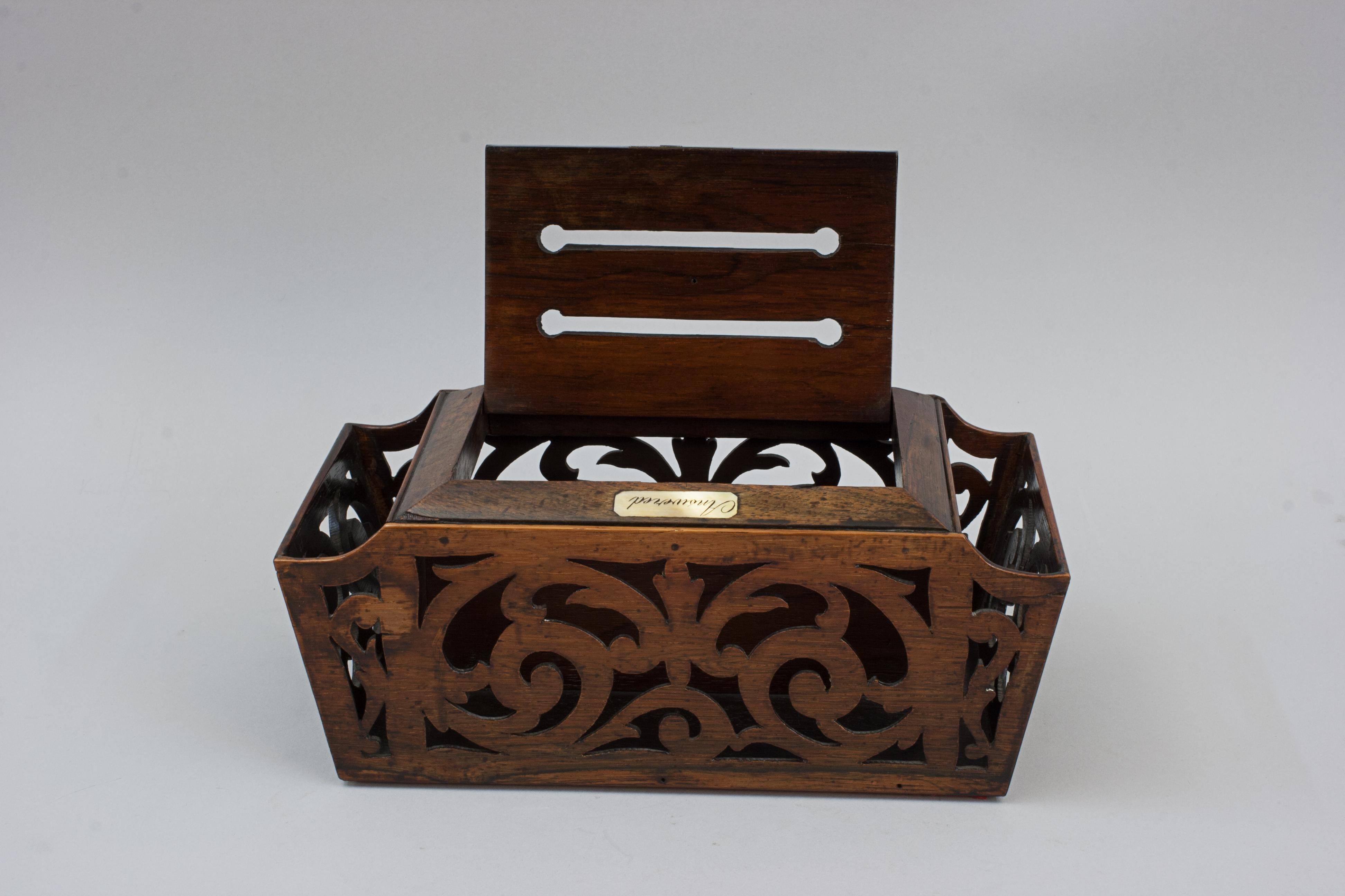 Regency Rosewood Country House Letter Box For Sale 2