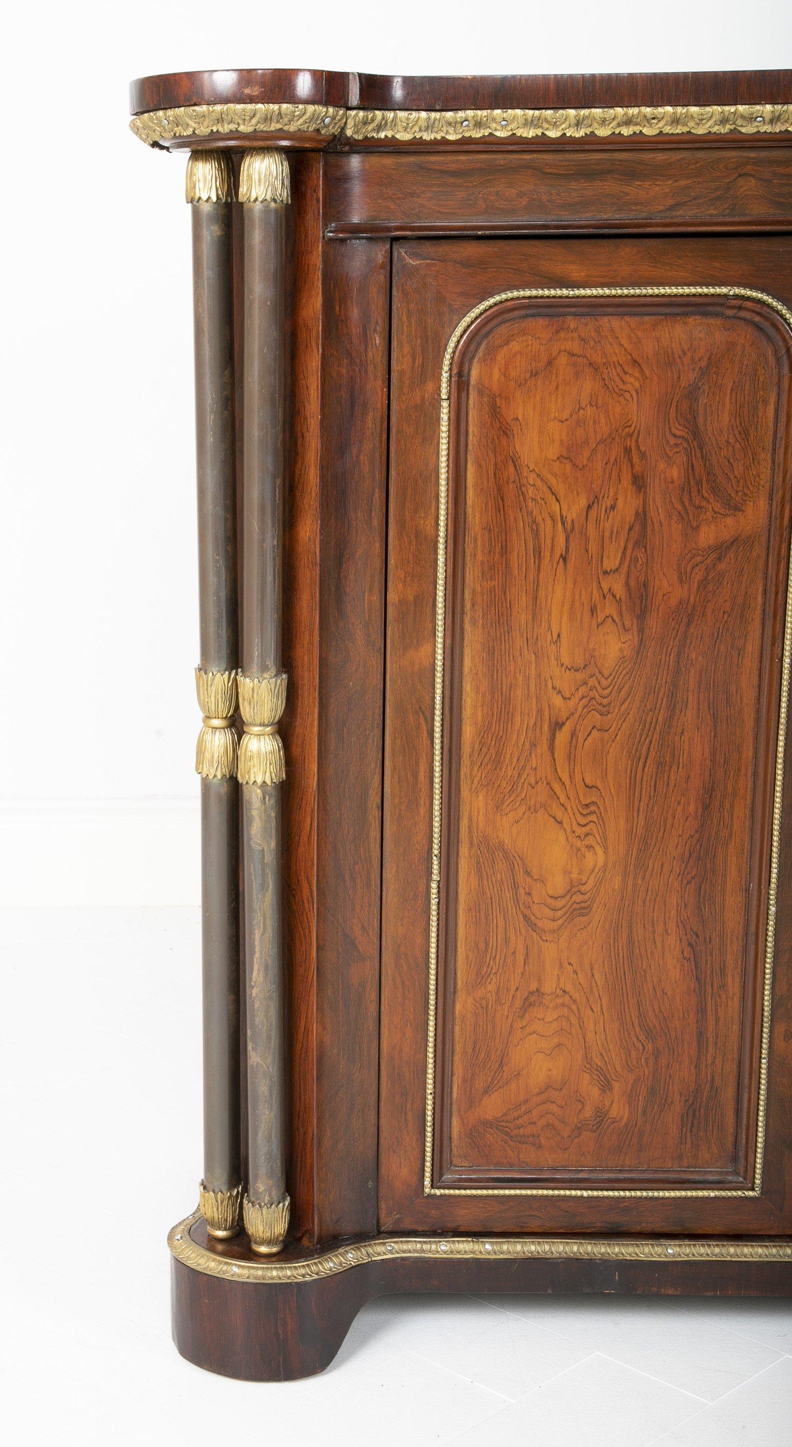 19th Century Regency Rosewood Credenza